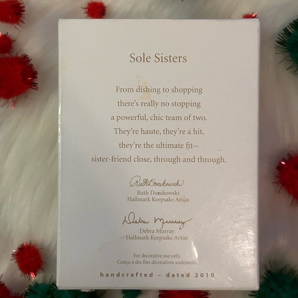 Sole Sisters Hallmark Keepsake Ornament - Picture 6 of 6